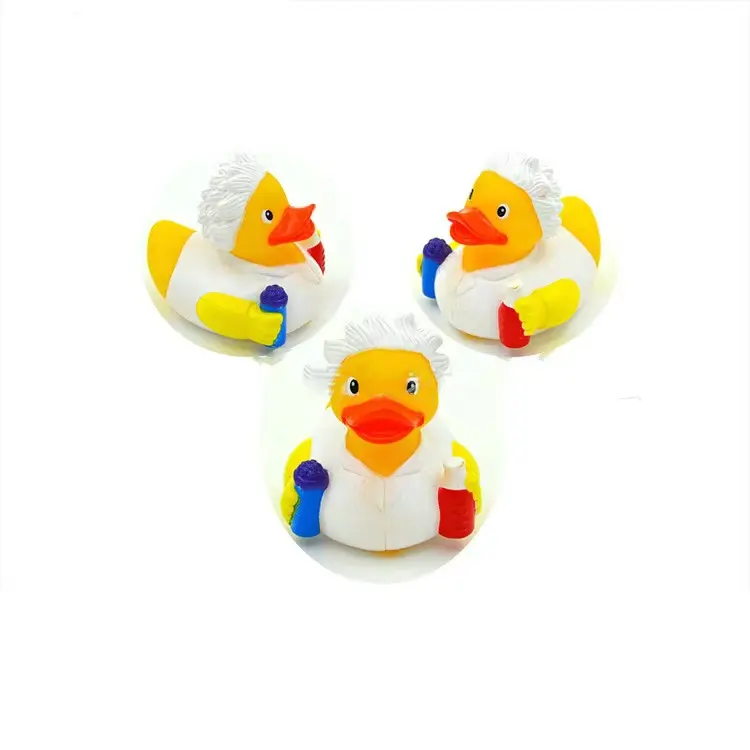 2021 Bath Toy Animal Plastic PVC Vinyl duck toy christmas color baby bath duck