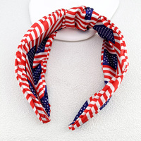 Serre-tête rembourré en tissu et plastique à rayures verticales de 13 cm, motif étoile, accessoires de mode pour cheveux, pour usage quotidien, fêtes, maquillage et coiffures