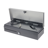 GSAN Großhandel Wirtschaftliche 170mm Flip-Top Metall-Kassenschublade mit Schloss, 6 Geldscheinfächer und 8 Münzfächer, RJ11 Kassenbox in Guangzhou