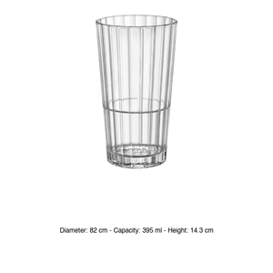 Vaso de Bar Oxford para Bebidas, 39.5 cl, Altura 14.3 cm, Diámetro 8.2 cm, Temp. Impresionante. Bormioli Rocco - Product Image 3