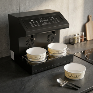 Olla Eléctrica de Vidrio de Doble Ranura LAZO, Utensilio de Cocina por Inducción para Fideos Instantáneos, con Mango de Plástico Resistente al Calor, para Restaurantes - Product Image 2