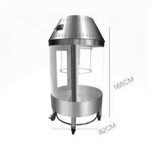 <span class=keywords><strong>Asador</strong></span> Eléctrico Comercial para Pollo, Pavo, Cordero y Pato, Horno/Rostizador <span class=keywords><strong>de</strong></span> Vidrio Resistente a Altas Temperaturas, Voltaje 220v - Product Image 3