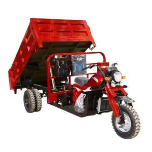 Beş Tekerlekli Benzinli Motosiklet Kamyon Açık Kasalı Pozitif Su Soğutmalı Kendinden Boşaltmalı 250cc Üzeri 251-350W Güçlü Yük Taşımacılığı Kullanımı - Product Image 2