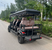 Voiture de golf électrique à 8 places, chariot de golf électrique, buggy à 6+2 places, voiture de tourisme, vente chaude, bon marché, haute qualité
