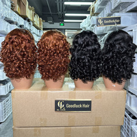 Gran Oferta: Pelucas de Cabello Humano Vietnamita Virgen con Encaje Frontal HD 5x5 13x6, Sin Pegamento, Grado 15A, SDD, Rizado Voluminoso, para Mujeres