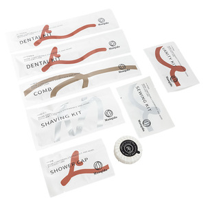 Kit de toilette jetable personnalisable pour hôtels et maisons d'hôtes, avec option logo, échantillons en stock et offre spéciale, comprenant un kit de brosses à dents pour salle de bain - Product Image 2