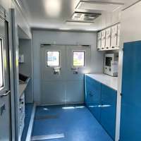 Véhicules d'ambulance mobiles tout-en-un pour opérations DSA avec surveillance hémodynamique et injection de contraste pour la chirurgie vasculaire