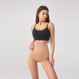 Culottes décontractées invisibles pour femmes, multicolores, simples, taille haute, style cycliste, couleur latte, en promotion - Product Image 1