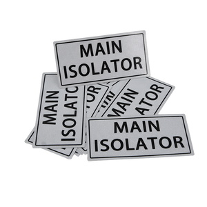 Etichetta di Sicurezza Elettrica Personalizzata per Isolatore Principale - Product Image 1