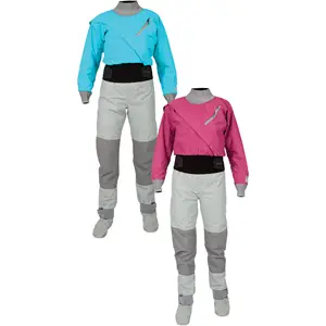 ODM 새로운 디자인 drysuits 통기성 다이빙 정장 드라이 슈트 방수 래프팅 drysuit 카약 폴리 에스터 슈퍼 드라이 자켓 성인