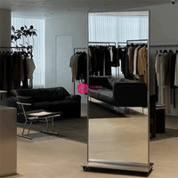 Miroir double face sur pied et mobile Yicheng Beauty pour dressing – Miroir mobile en vente en gros