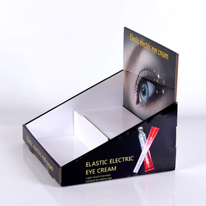 Boîte de présentation en carton recyclable portable pour l'utilisation de supermarché de magasin pour la rotation de crème pour les yeux électrique de faux cils de cosmétiques - Product Image 5