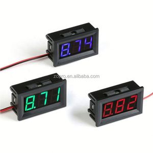 ZOPRO Model 09152 2-Wire DC 4.5V-30V Digital Voltage Meter Motorcycle <b>Battery</b> Car <b>Tester</b> Mini LED Display 0.36in/0.56'' 32x19mm - Product Image 5