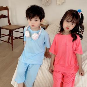 Ensemble de vêtements pour enfants fournisseur professionnel pour filles 3-12 <span class=keywords><strong>ans</strong></span> pyjamas de dessin animé respirant - Product Image 2