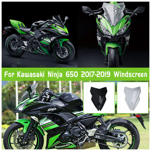 XXUN-Deflector de viento para parabrisas de motocicleta, piezas para <span class=keywords><strong>Kawasaki</strong></span> Ninja650 EX650 ER6F 2017 <span class=keywords><strong>2018</strong></span> 2019 - Product Image 2