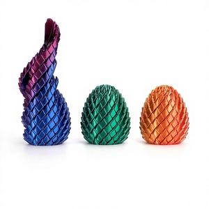 Nuevo Juguete de Impresión 3D Huevo de Dragón, Huevo Sorpresa, Juguete Musical de Empujar, Adornos, Diversión Tridimensional, Huevo Long Lin, Juguete de Descompresión - Product Image 6