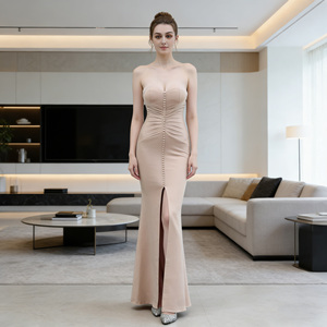 <span class=keywords><strong>Robe</strong></span> <span class=keywords><strong>de</strong></span> <span class=keywords><strong>mariée</strong></span> 18210 à sequins couleur bonbon, bustier long, coupe ajustée, jupe sirène, pour soirée, exposition <span class=keywords><strong>de</strong></span> modèles <span class=keywords><strong>de</strong></span> voitures, OEM - Product Image 1