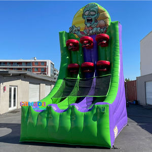 厂家价格新款3合1球类游戏棒球篮球射击足球运动区充气嘉年华射击游戏出售 - Product Image 2