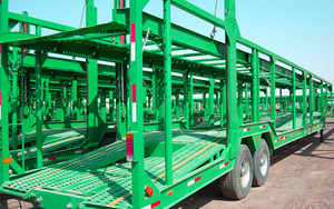 Hstar Logo personnalisé Double pont semi-remorque 17M 8 <span class=keywords><strong>places</strong></span> transporteur automatique pour le Transport de voiture <span class=keywords><strong>2</strong></span> essieux russie conçu - Product Image 6