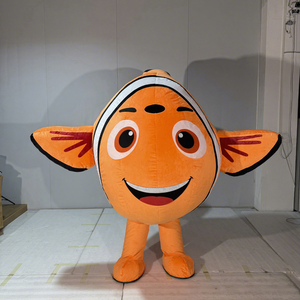 <span class=keywords><strong>Disfraz</strong></span> de Mascota Inflable de Pez Payaso para Adultos, Traje de Mascota de Animal Marino para Fiestas, Eventos y Promociones, ODM China - Product Image 3