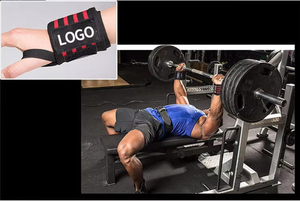 Nhiệm vụ nặng nề phòng tập thể dục dây đai với ngón tay cái vòng, Unisex làm việc ra bảo vệ trọng lượng thoáng khí nâng cổ tay kết thúc tốt đẹp - Product Image 6