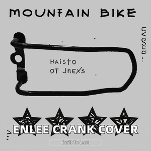 Cache-poussière réglable pour manivelle de vélo ENLEE en alliage d'aluminium avec anneau en caoutchouc, support mural, pièces de rechange pour VTT - Product Image 2