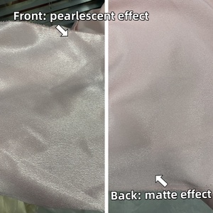 pewarna berat latar belakang kain Polyster pernikahan mengkilap sutra kain Satin untuk Studio & pernikahan upacara-lebar 140cm - Product Image 5