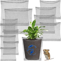 Paniers de protection racinaire 6/16/18/24 pouces en acier inoxydable 304 tressé pour cages à animaux, pour protéger les plantes, les arbres, les fleurs et les bulbes - Hestia Sel