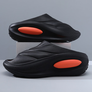 Men's EVA <b>Slides</b> <b>White</b> Breathable Non-Slip Outdoor Beach Sandals - Product Image 3