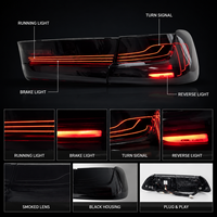 Feux arrière à LED rouges de style CSL pour BMW Série 3 G20 G28 G80 2019-2022, nouveau clignotant séquentiel, feu stop arrière