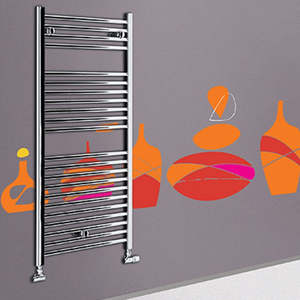 Scaldabagno rettilineo cromo 1703x450 Sanremo - Lazzarini - Product Image 2