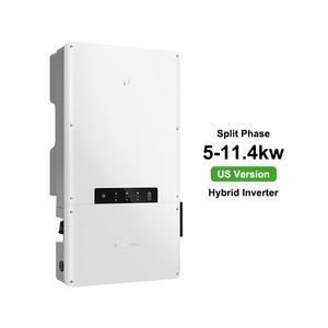 Version américaine <span class=keywords><strong>GoodWe</strong></span> 5kw 6kw 7.6kw 9.6kw 11.4kw Onduleur solaire hybride à phase séparée 120V/240V haute tension pour la maison - Product Image 1