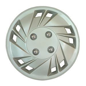 Usine directe luxe ABS PP universel voiture roue couvre argent gris haute qualité facile à installer pour la décoration de voiture - Product Image 3