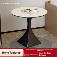 Table Basse en Quartz Minimaliste Moderne de Luxe Léger, Style Italien, avec Cadre en Fer Épaissi, Design Léger, pour Salon, Balcon, Extérieur