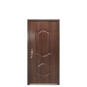Porte de sécurité commerciale manuelle Qifan – Surface finie, acier robuste, entrée battante pour bureaux et commerces - Product Image 1