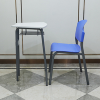 Meubles scolaires brésiliens, table et chaise pour étudiants, ensemble bureau et chaise pour salle de classe