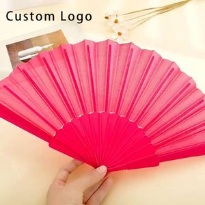 Durable Plastic <b>Hand</b> <b>Fan</b> - Flower Plant Pattern - Artificial Craftwork for Special Occasions - Product Image 1