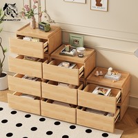 Supplier Cina harga diskon OEM ODM MOQ kecil dropshipping lemari sudut desain modern furnitur rumah lemari penyimpanan kayu