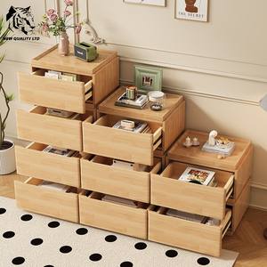 Fábrica de muebles, mejor precio, personalizable, gran stock, envío inmediato, nuevo diseño, cómoda de almacenamiento, muebles para el hogar, gabinete de madera con cajones - Product Image 2