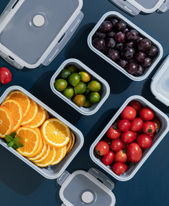 BPA FREE 4pcs microwavable Silicone thực phẩm lưu trữ <span class=keywords><strong>container</strong></span> ráp Hộp Ăn Trưa cho nhà bếp - Product Image 6