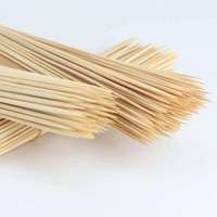 Bâtonnets de barbecue en bambou de qualité alimentaire naturelle, bâtonnets de bambou jetables, écologiques, biodégradables, pour barbecue, emballage en sachet