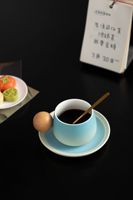 Tasse à café en céramique créative Shangjin, design rétro de luxe léger, motif floral, souvenir de la saison des diplômes, cadeau d'affaires