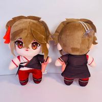 Genshin Impact Cartoon Character Anime Plush Toy Doll 20cm Mandrill Ganyu WendyKeli DiLuke Maple Original Wanye Simplified Model