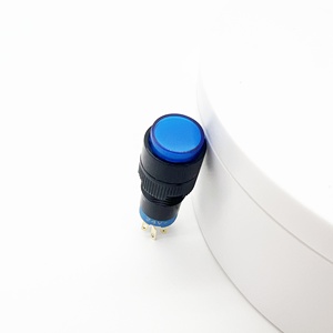 LAY50-12AY-22D 12mm Thông Tư 6 12 <span class=keywords><strong>24V</strong></span> 36 48V 1No 1Nc tạm thời tự thiết lập lại chiếu sáng 8 tám chân nút nhấn dây - Product Image 4