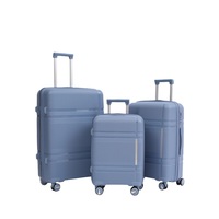 Nouvelle valise à roulettes universelle à 360 degrés 20 24 28 pouces ABS,PC,PP ensemble de 3 pièces valise à roulettes de voyage avec serrure TSA