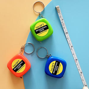 ตลับเมตรเหล็กขนาดเล็ก 1 เมตร แบบเมตริก ยืดหดอัตโนมัติ พร้อมพวงกุญแจ ผลิตในจีน - Product Image 3
