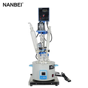 Glass Reactor for Sale <strong>Chemical</strong> Reactor Mixing 1L Stainless Steel Jacketed Distillation System for <strong>Laboratory</strong> Use - Product Image 2