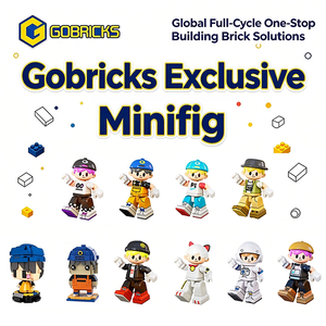 Gobricks Venta al por Mayor de Piezas de Bloques de Construcción GDS-2155, Cabello Despeinado a la Izquierda para Minifiguras 23186 192230, Piezas de Ladrillos para Minifiguras - Product Image 2