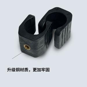 คลิปรูปตัว U สำหรับไฟฉาย ไฟตกปลา อุปกรณ์เสริมขายึดแบบเกลียวพลาสติก - Product Image 1