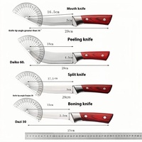 Couteau à désosser en acier inoxydable avec manche en plastique PP, prix d'usine, couteau utilitaire pour la cuisine